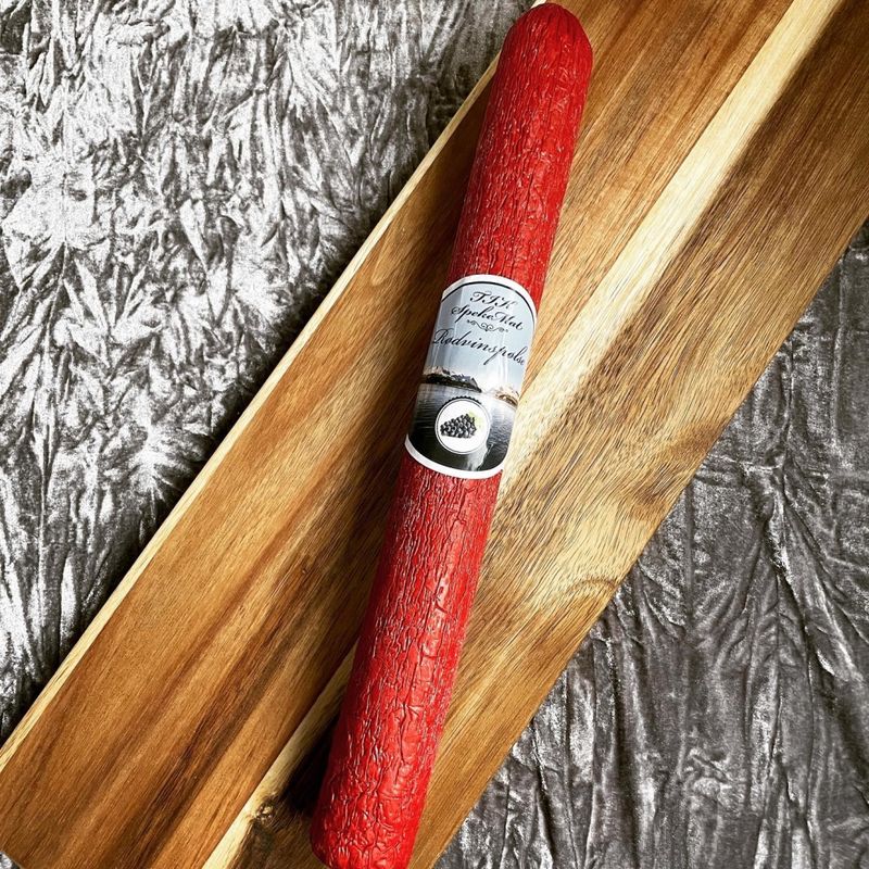 Stor Rødvinspølse 500g